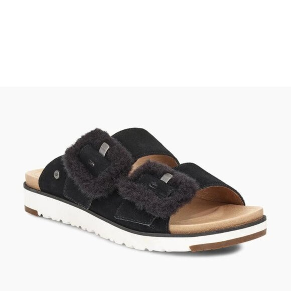 UGG Women's Fluff Indio Sandal - Picture 1 of 3